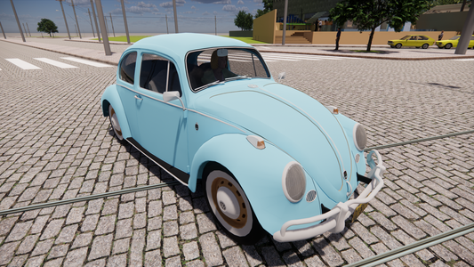 1975 Fusca azul claro