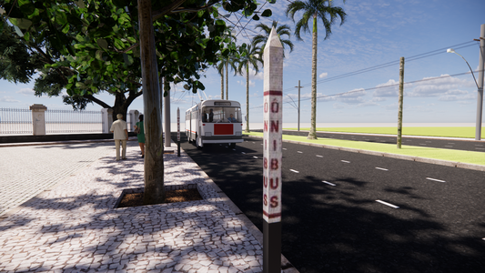 1990 Ponto de Onibus